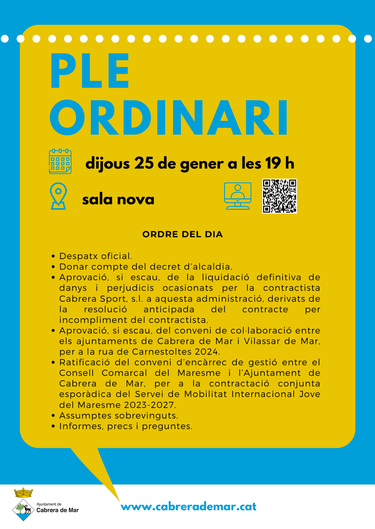 PLE ORDINARI 25 gener