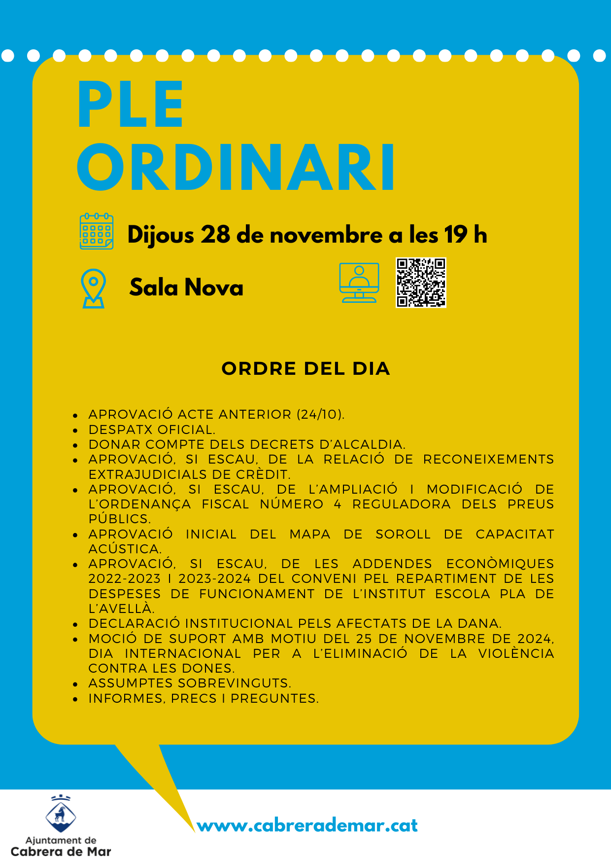 PLE ORDINARI 28 NOV 2024